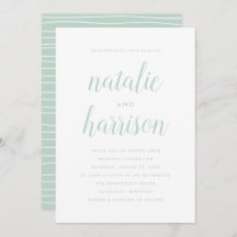 Einfachheit | Einladung zur Hochzeit