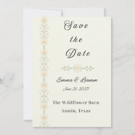 Einfachheit Herz Save-the-Date Einladung