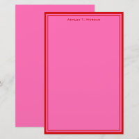 Einfachheit in den Bereichen Rahmen & BG, Hot-Pink
