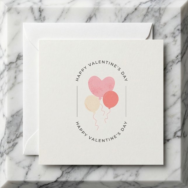 Einfachheit neu definiert: Valentinstag Elegance Feiertagskarte (Von Creator hochgeladen)