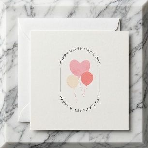 Einfachheit neu definiert: Valentinstag-Eleganz  Feiertagskarte