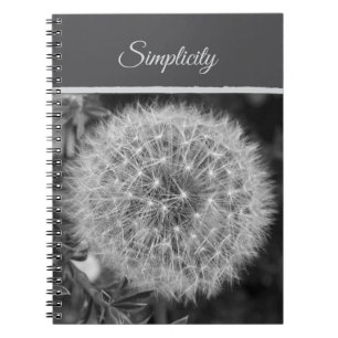 Einfachheit-Puff-Spiral-Foto-Notizbuch Notizblock