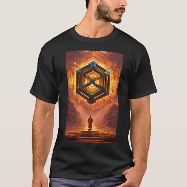 Einfachheit, Stille und ruhiges Design T-Shirt (Vorderseite)