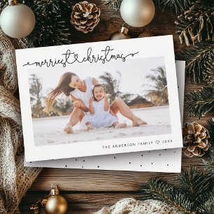 Einfachste Weihnachten Modernes Minimales Script-F