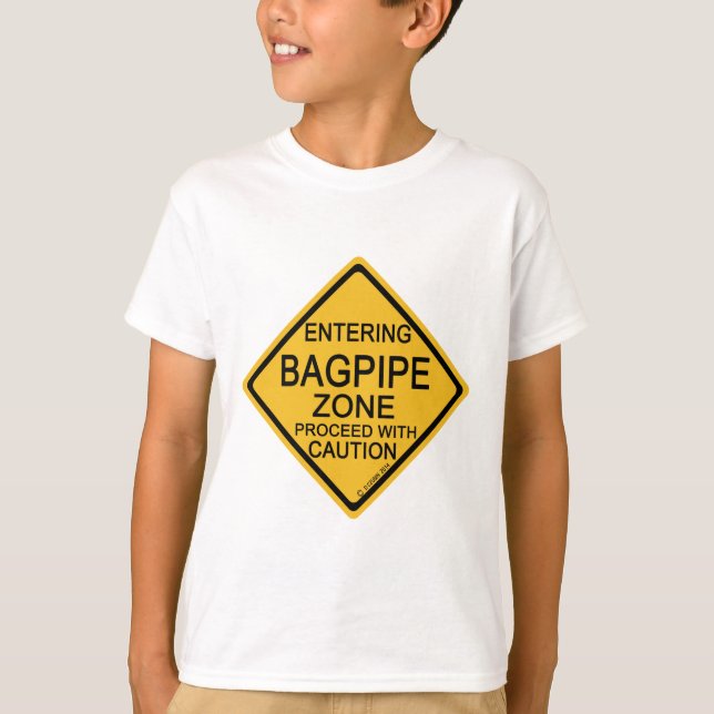 Einfahrt in Bagpipe T-Shirt (Vorderseite)