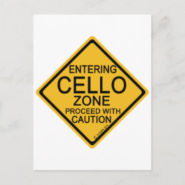 Einfahrt in die Cello Zone Postkarte