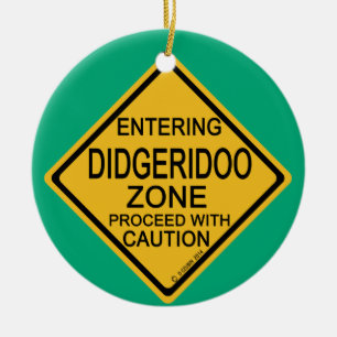 Einfahrt in die Didgeridoo-Zone Keramik Ornament