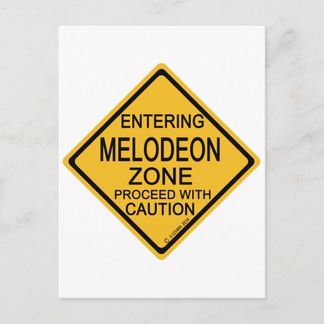 Einfahrt in Melodeon Postkarte (Vorderseite)