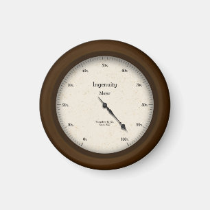 Einfallmesser Steampunk Maschinenzeitalter Vintag Magnet