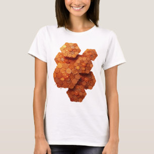 Einfallsreiches Orange ABSTRACTE KUNST Künstlerisc T-Shirt