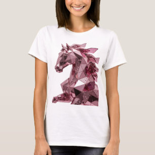 Einfallsreiches Pink ABSTRACT ART Statement Design T-Shirt