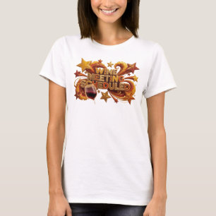 Einfangende Orange WINE MEETING GEPLANT Grafik-T-S T-Shirt