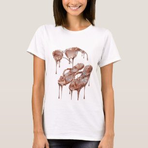 Einfangendes Gold ROSE GOLD GLAMOUR Druck T-Shirt