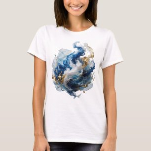 Einfangendes Silber ABSTRACTE KUNST Künstlerisches T-Shirt