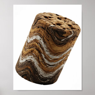 Einfangreiches graues ABSTRACT ART Fashion Print Poster