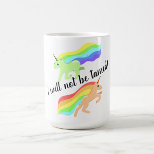 Einfarben und Zitat Kaffeetasse