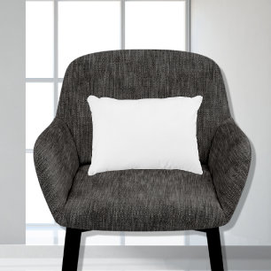 Einfarbig weiß, einfaches Weiß 11x16 Dekokissen