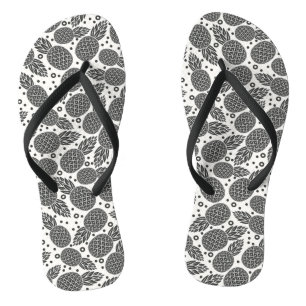 Einfarbige Ananas Flip Flops