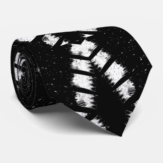 Einfarbige Art Grunge Design Statement Neck Krawat Krawatte