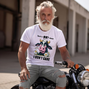 Einfarbige Bovine Beauty mit rosa Nose T-Shirt