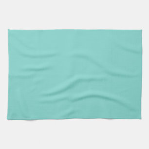 Einfarbige Farbe: Türkis Aqua Küchentuch