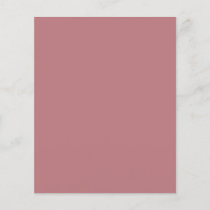 Einfarbige Hochzeit von Dusty Rose Flyer