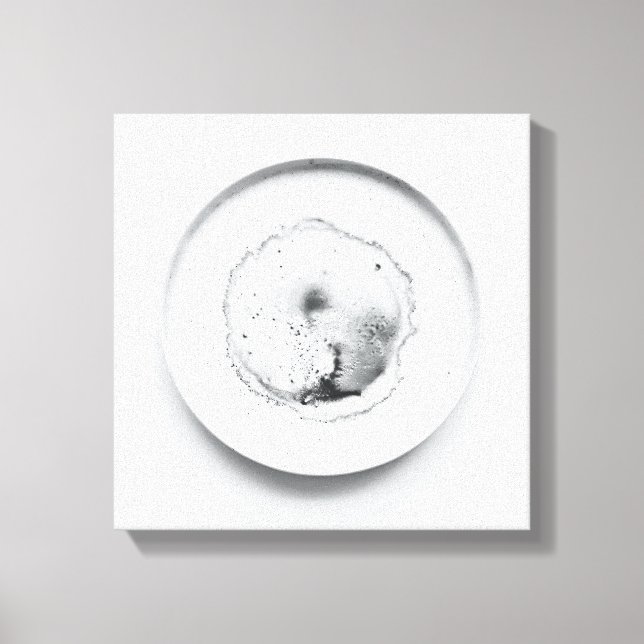 Einfarbige Kaffeetextur abstrakt Art 2 Leinwanddruck (Vorderseite)