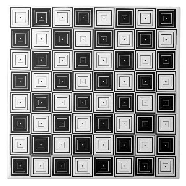Einfarbige Keramik-Tile Fliese (Vorderseite)