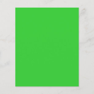 Einfarbige Limettengrüne Leere Flyer