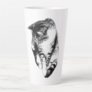 Einfarbige Tasse des Tabby Cat