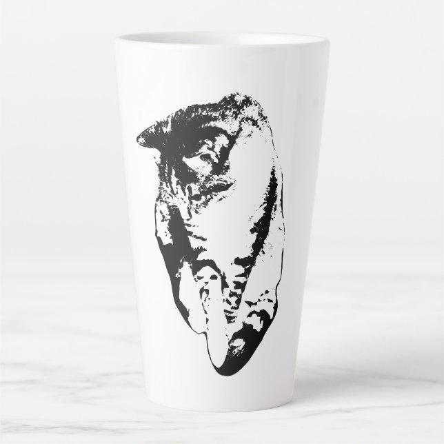 Einfarbige Tasse des Tabby Cat (Vorderseite)
