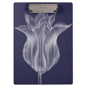 Einfarbige Tulpe III Klemmbrett