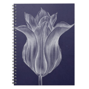 Einfarbige Tulpe III Notizblock