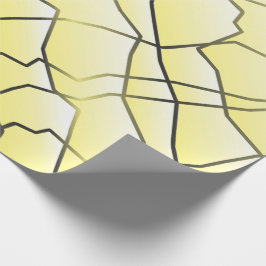 Einfarbiger geometrischer Messeeffekt Geschenkpapier
