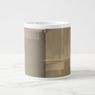 einfarbiger Glitter Jumbo-Tasse