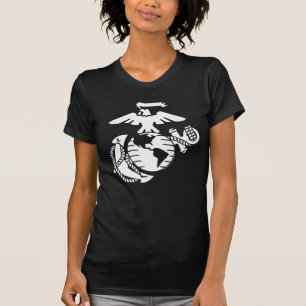 Einfarbiges EGA - weiß T-Shirt