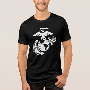 Einfarbiges EGA - weiß Tri-Blend Shirt