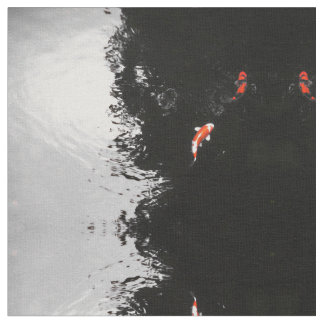 Einfarbiges Koi Stoff