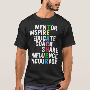 Einfluss Bildung ermutigen Mentor inspirier c T-Shirt