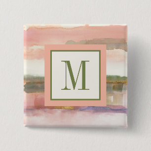 Einfluss des Monogramm- der Linien-und Button