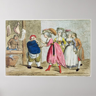 Einfluss von Frauen oder die Devonshire-Leinwand Poster