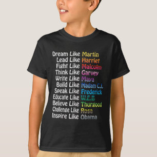 Einflussreiche Führer der Schwarzen Geschichte Ma T-Shirt