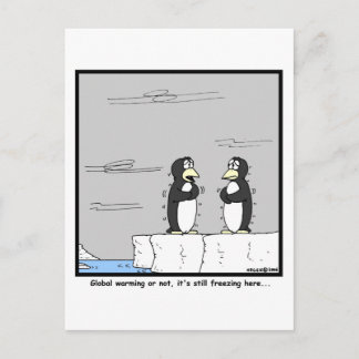 Einfrieren Postkarte