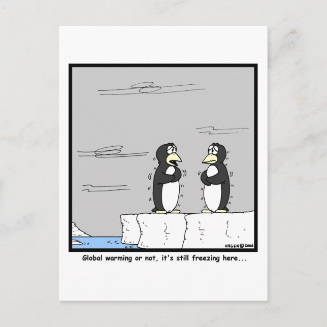 Einfrieren Postkarte (Vorderseite)