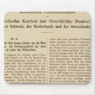 Einführung 1415 Tafel der Karte XII Mousepad
