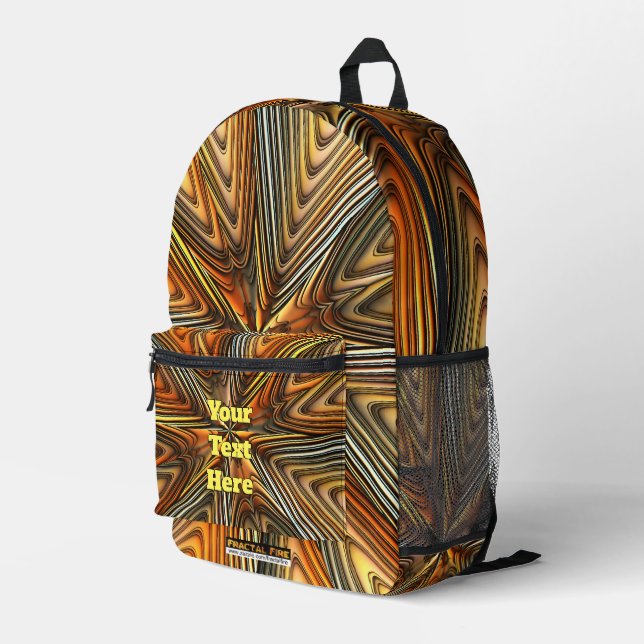 Einführung Bedruckter Rucksack (Rückseitige Ecke Rechts)