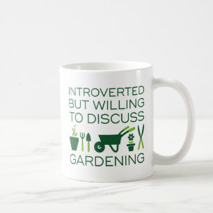 Einführung der Gartenarbeit Kaffeetasse