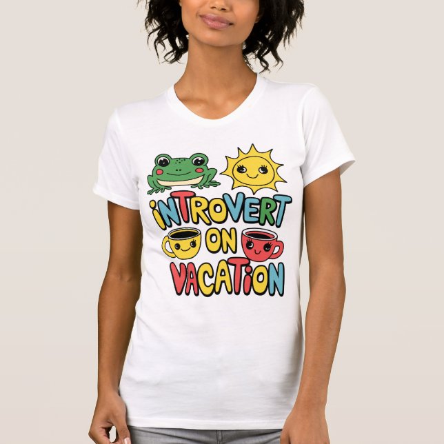 Einführung des Urlaubsmodus für Frauen T-Shirt (Vorderseite)