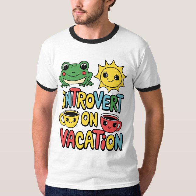 Einführung des Urlaubsmodus für Männer T-Shirt (Vorderseite)