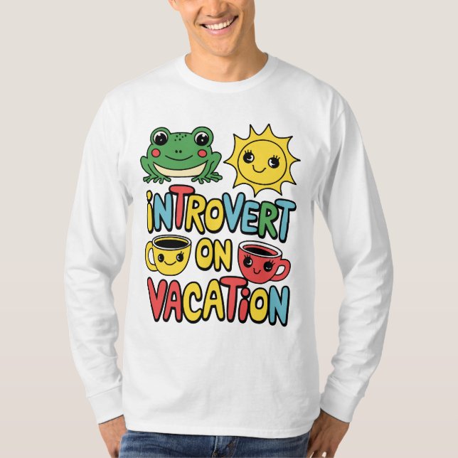 Einführung des Urlaubsmodus für Männer T-Shirt (Vorderseite)